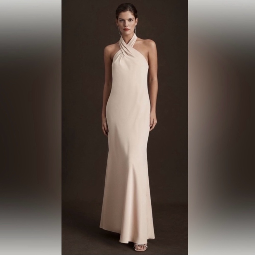 Anthropologie Ruby Satin Charmeuse Dress- NWT